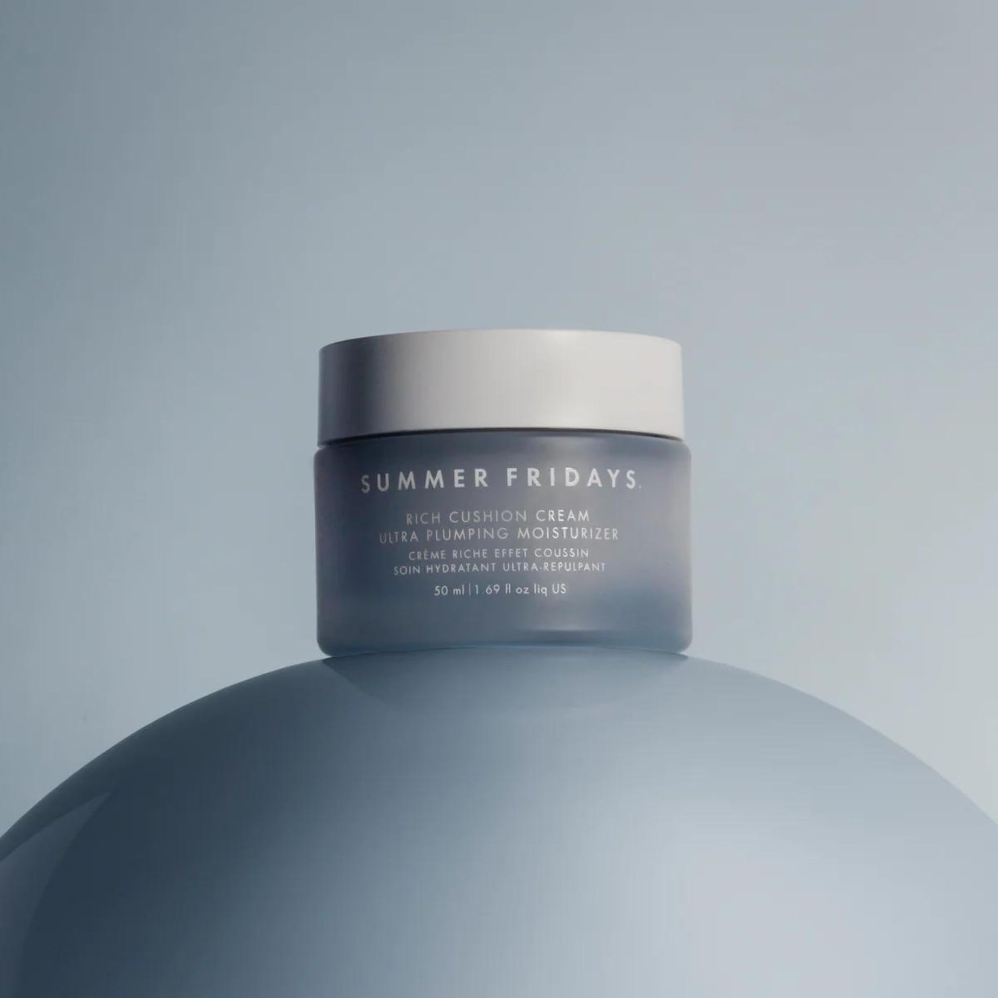 Summer Fridays Rich Cushion Face Cream - Ultra Plumping Barrier Repair Cream + Makeup Primer - Infuses Skin with Rich Hydration from Glycerin + Squalane - Non-Comedogenic + Fragrance-Free (1.69 Oz) Summer Fridays Au supplements