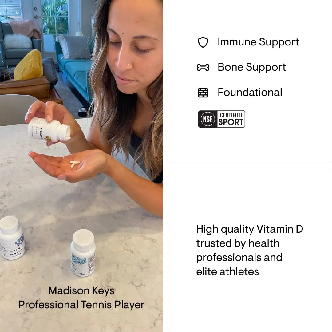 THORNE Vitamin D-5000 - Vitamin D3 Supplement - Support Healthy Bones, Teeth THORNE Au supplements