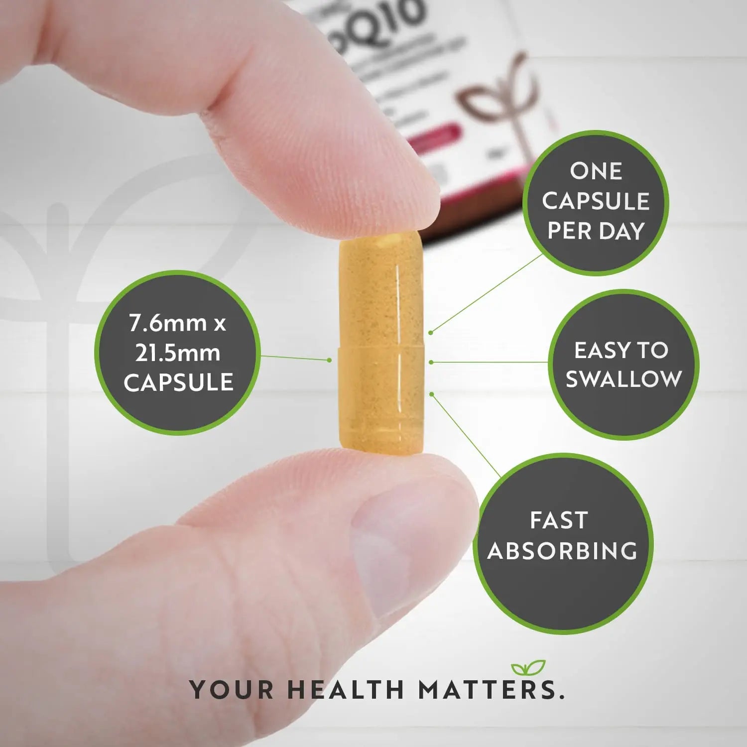 CoQ10 200mg - 120 Vegan Capsules of High Strength Co Enzyme Q10 (4 Months Supply) Nutravita Au supplements