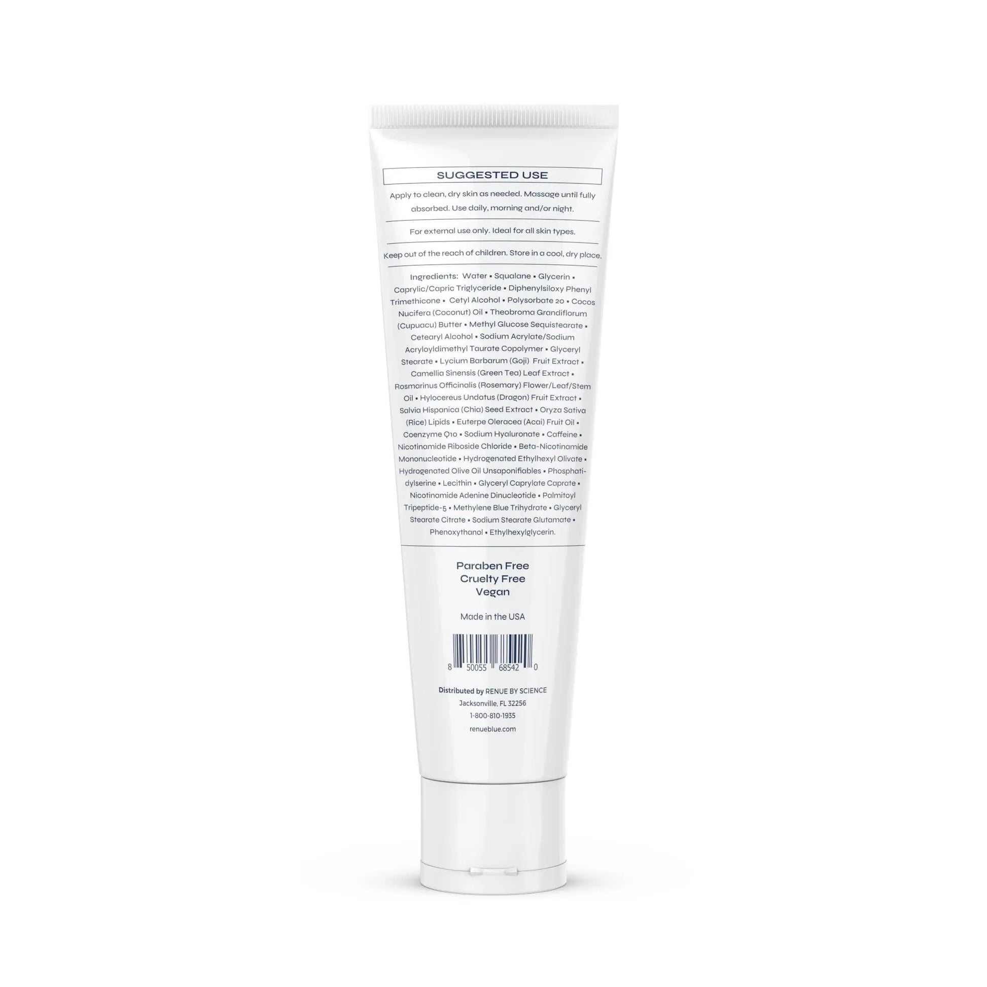 Renue Blue Methylene Blue Moisturizing Body Cream – Liposomal NAD+ Complex with Antioxidants, Peptides, and Botanical Extracts for Hydrated, Healthier‑Looking Skin Renue By Science Au supplements