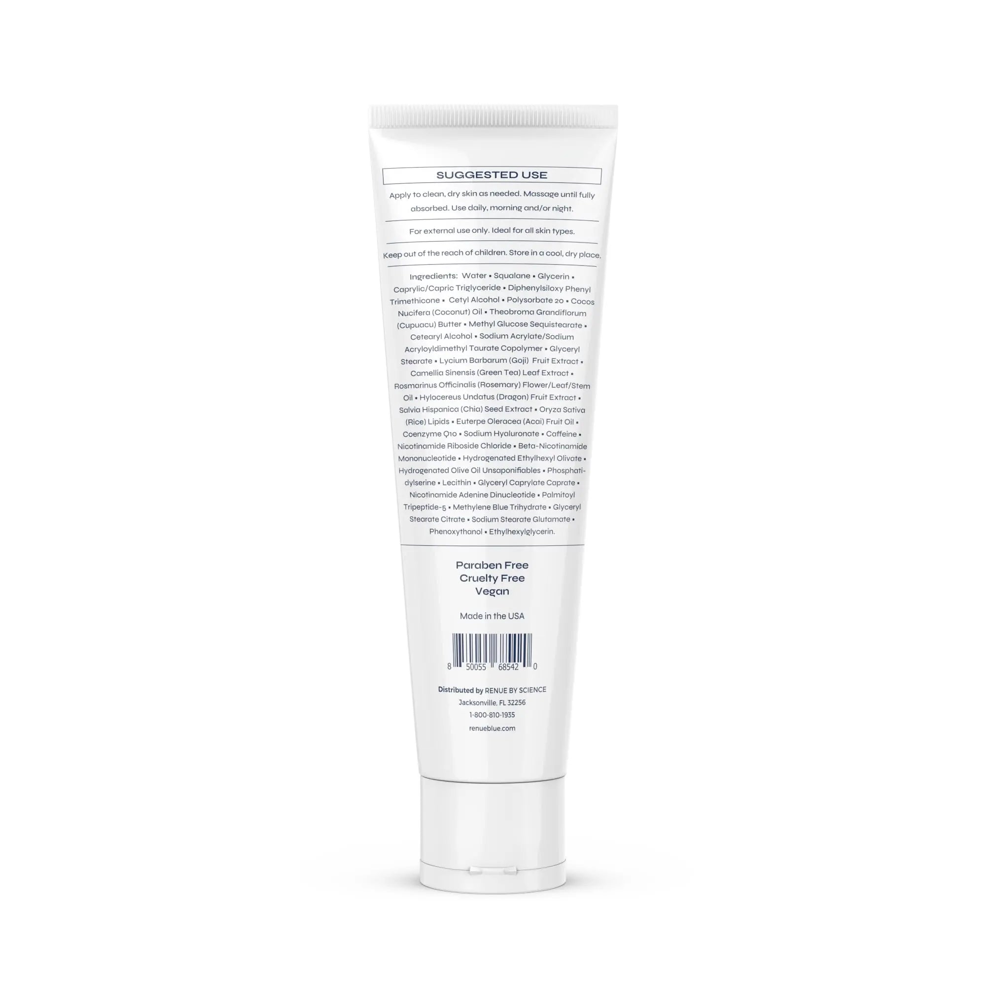 Renue Blue Methylene Blue Moisturizing Body Cream – Liposomal NAD+ Complex with Antioxidants, Peptides, and Botanical Extracts for Hydrated, Healthier‑Looking Skin Renue By Science Au supplements
