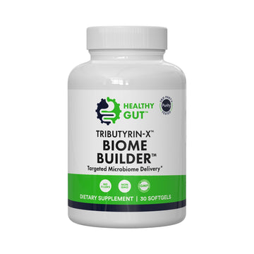 Healthy Gut Tributyrin-X | Most Bioavailable Butyrate Postbiotic for Gut Health & Leaky Gut Support | 99% Pure w/Zero Odor | 30 Softgels Healthy Gut Au supplements
