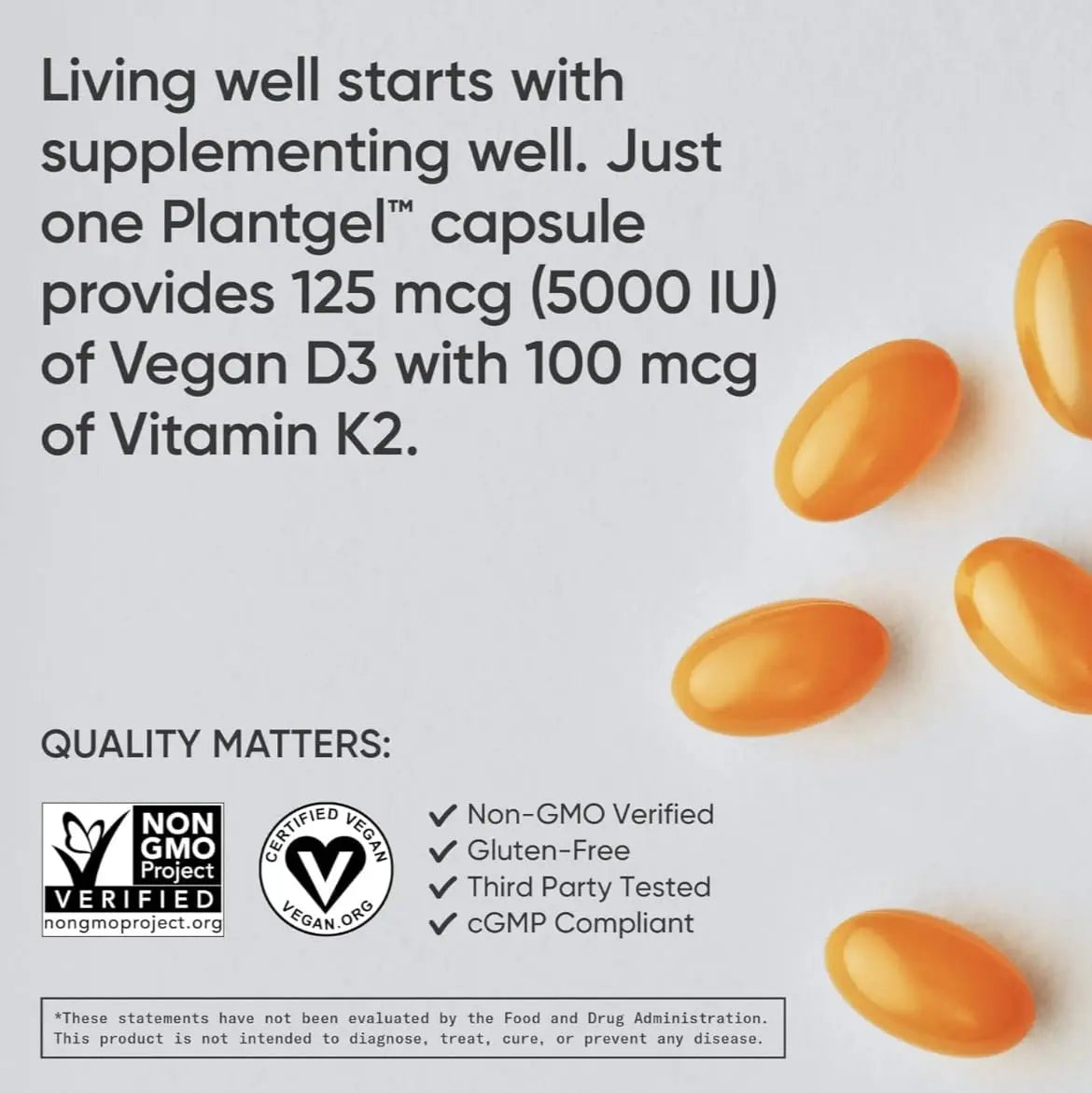 (Pack of 1) 160 Vegan Certified, Non GMO Liquid Softgels rozzunSports Research Vitamin Rozzun Creative Vision Au supplements