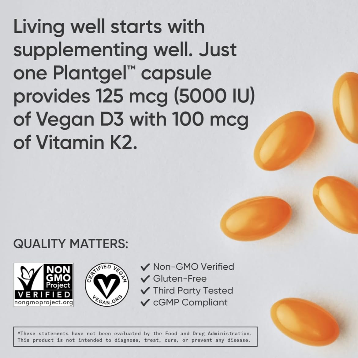 (Pack of 1) 160 Vegan Certified, Non GMO Liquid Softgels rozzunSports Research Vitamin Rozzun Creative Vision Au supplements
