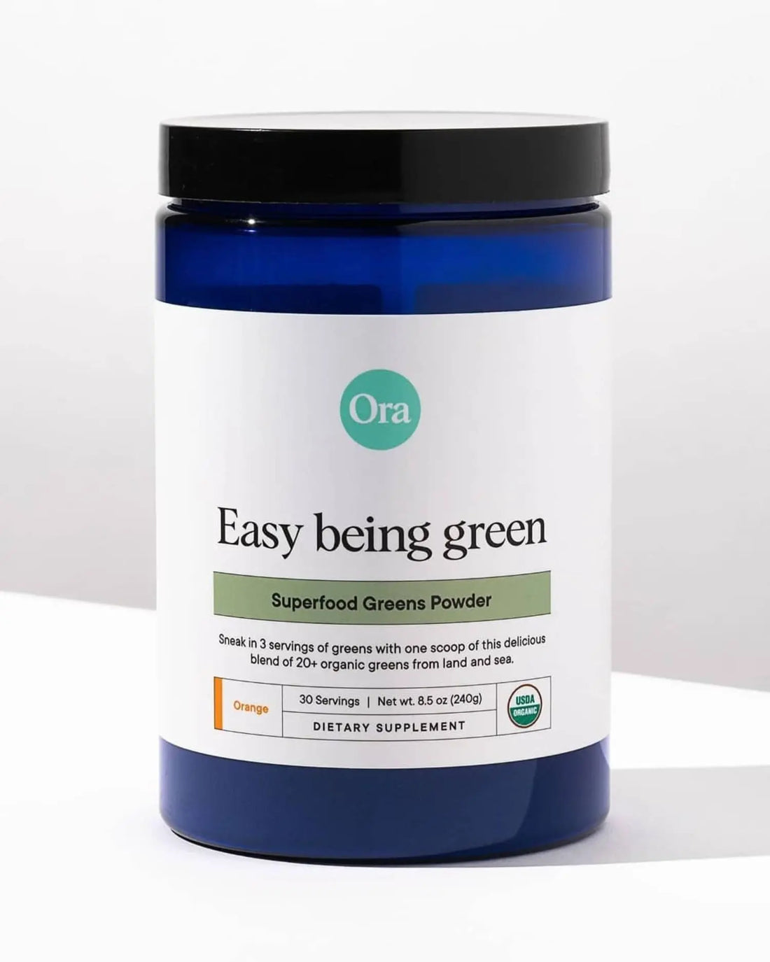Ora Organic Greens Powder - Vegan, Gluten-Free, Organic Super Greens Drink for Energy and Detox | Antioxidants & Adaptogenic Herbs | 20+ Superfood Greens Blend - Citrus Flavor, 30 Servings Ora Organic Au supplements