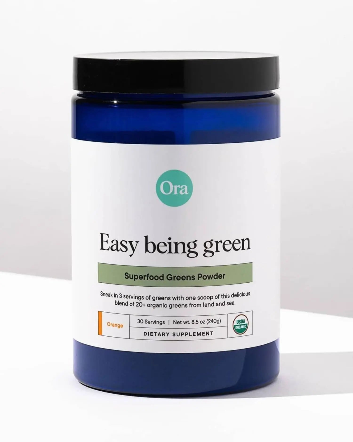 Ora Organic Greens Powder - Vegan, Gluten-Free, Organic Super Greens Drink for Energy and Detox | Antioxidants & Adaptogenic Herbs | 20+ Superfood Greens Blend - Citrus Flavor, 30 Servings Ora Organic Au supplements