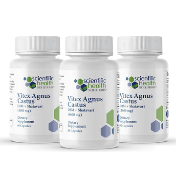 Scientific Health Solutions Vitex + DIM + Shatavari Hormone Balance Supplement – PMS, Menopause & Cycle Support for Women – Adaptogenic Complex with Maca, Ashwagandha, Dandelion – Vegan (3-Pack) Scientific Health Solutions Au supplements