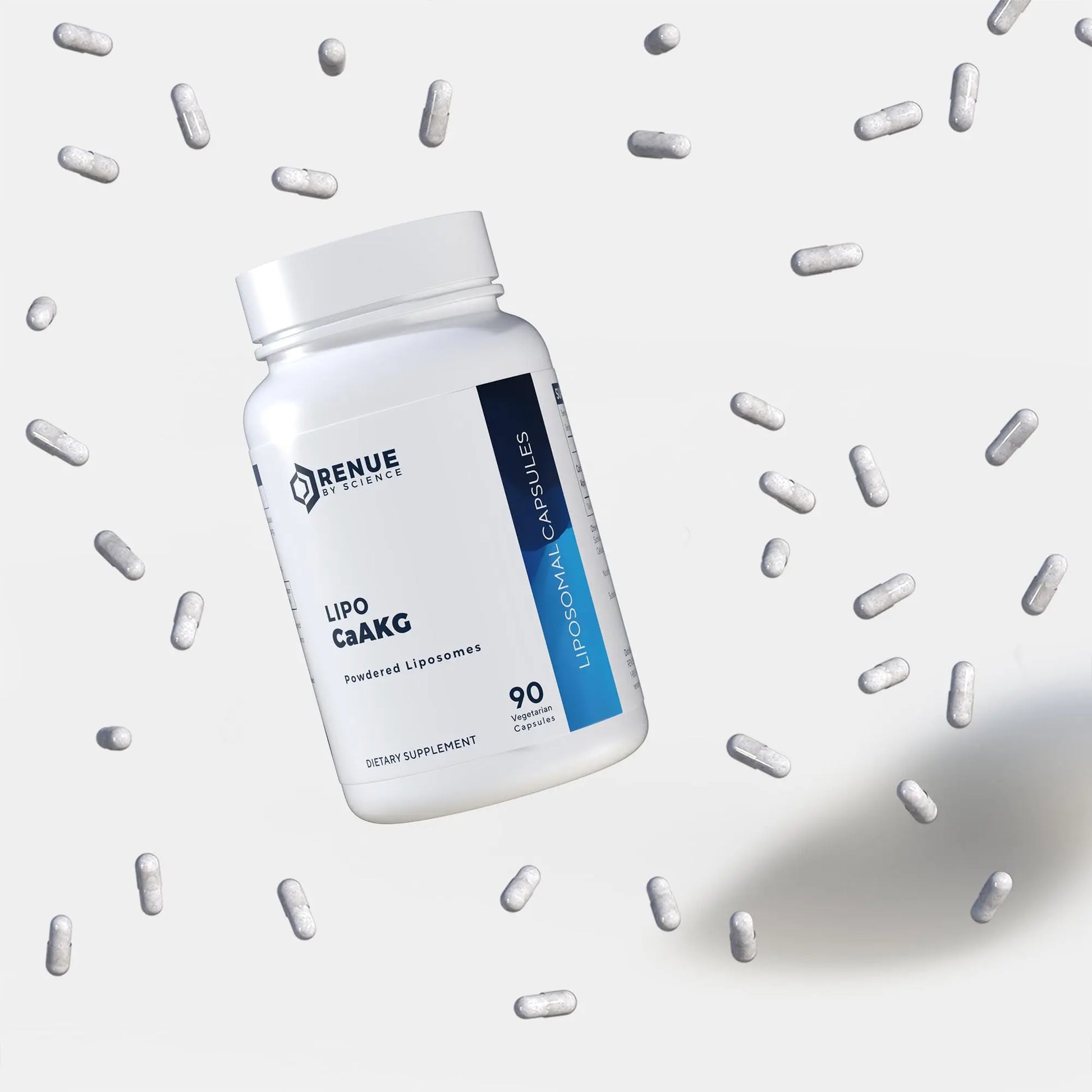RENUE by SCIENCE CA AKG Supplement | High Strength Liposomal Calcium AKG | 90 Calcium Alpha-Ketoglutarate Capsules - 300mg CA AKG per Serving CA-AKG Supplement | Non-GMO & Made in The USA Renue By Science Au supplements