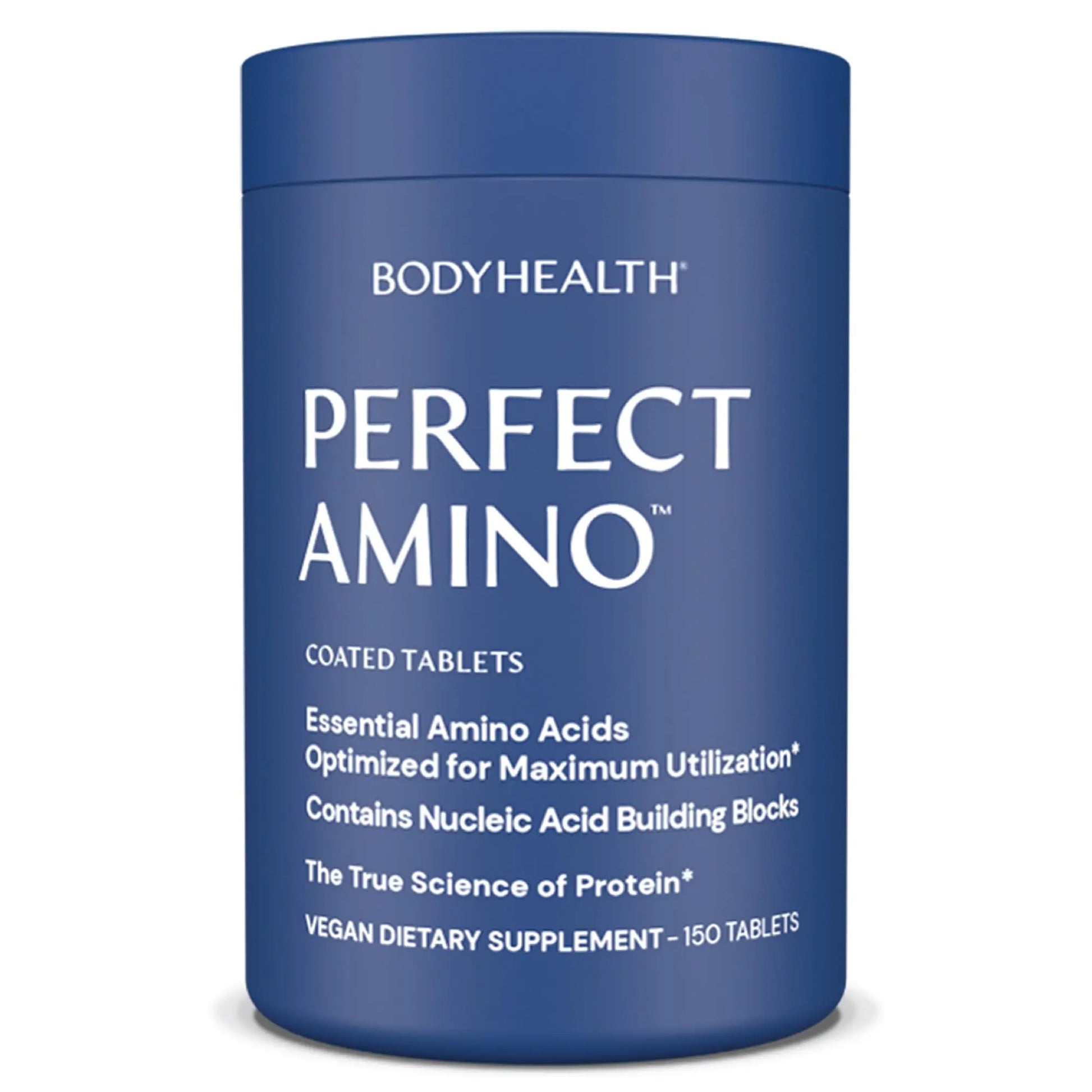 BodyHealth PerfectAmino (150 ct) Easy to Swallow Tablets, Essential Amino Acids Supplement with BCAAs, Vegan Protein for Pre/Post Workout & Muscle Recovery with Lysine BodyHealth Au supplements