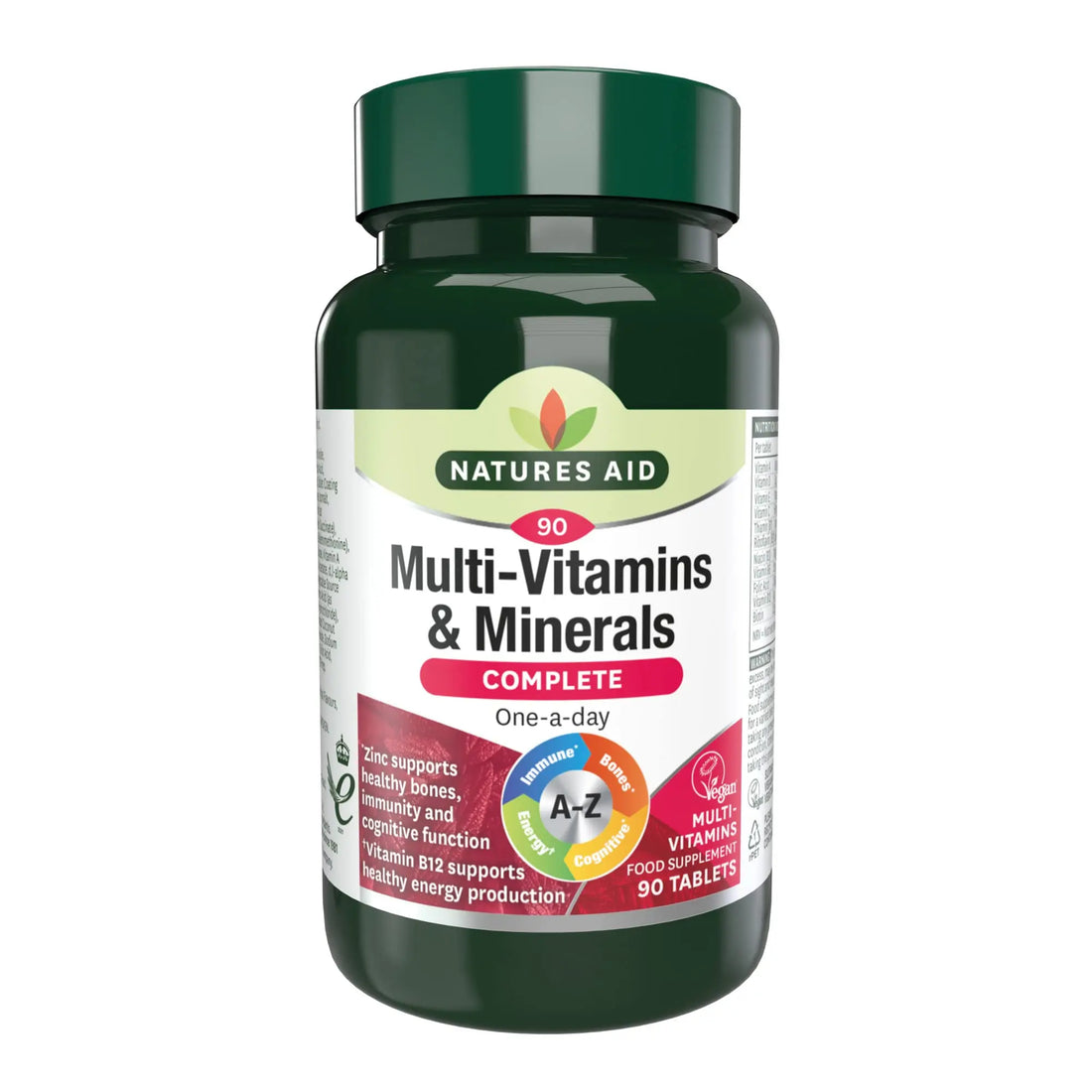 Natures Aid Multivitamins and Minerals, 90 Count (Pack of 1), (Packing may vary) natures aid Au supplements