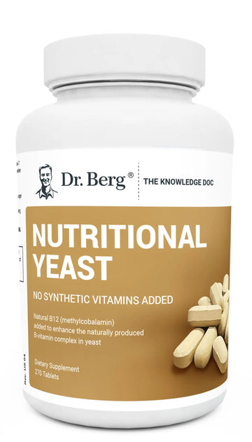 Dr. Berg Nutritional Yeast Tablets – Natural B12 Added - All 8 B Vitamin Complex – Organic Dr. Berg Nutritionals Au supplements