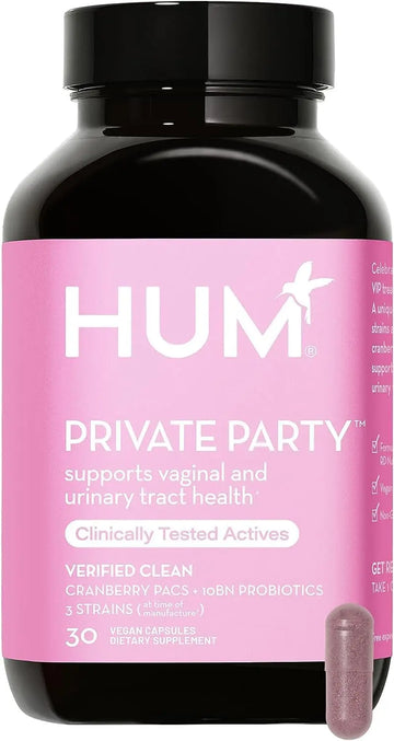 HUM Private Party Pills - Vaginal Probiotics for Women's Ph Balance with Cranberry HUM Au supplements