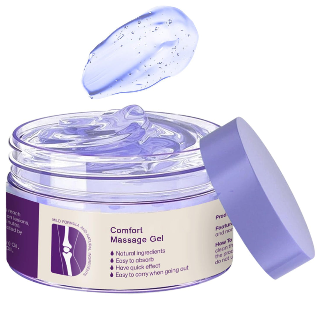 Kresin Joint Comfort Gel, Kresin Joint Comfort Purple Gel, for Neck, Back, Knees, Lumbar, and Feet, Absorb Quickly, 1PC, Purple RATYMON Au supplements