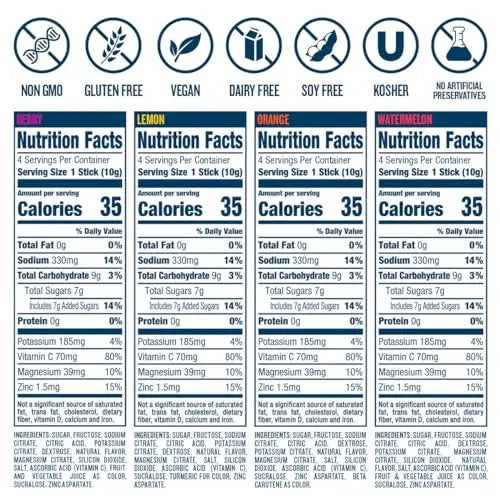 DripDrop Hydration - Electrolyte Powder Packets - Watermelon, Berry, Orange, Lemon DripDrop Au supplements