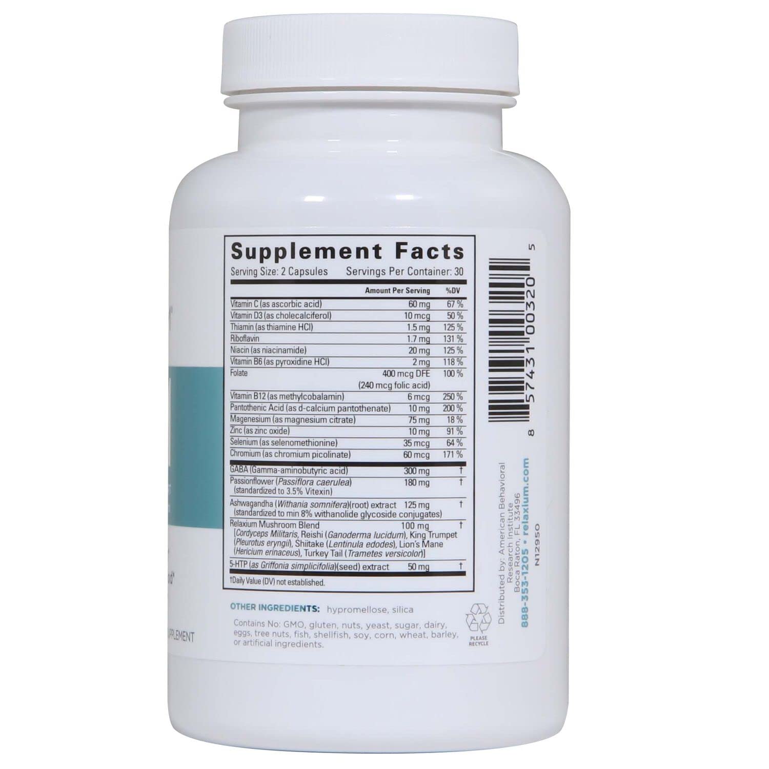 Relaxium Calm, Non-Habit Forming, Stress & Mood Support Supplement Relaxium Au supplements