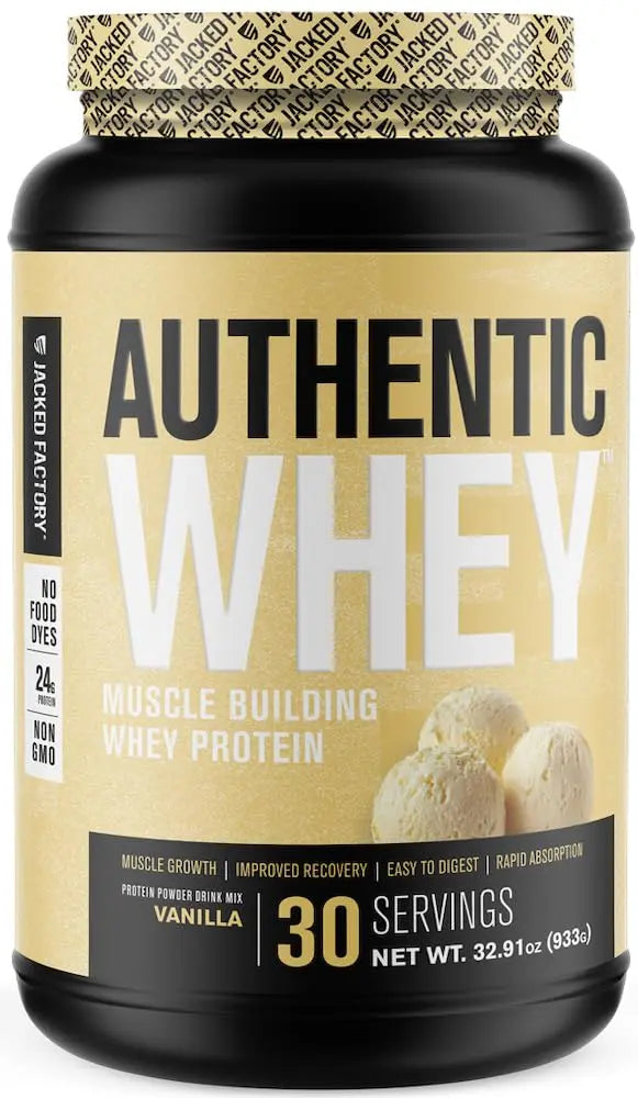 Jacked Factory Authentic Whey Muscle Building Whey Protein Powder - Low Carb Jacked Factory Au supplements