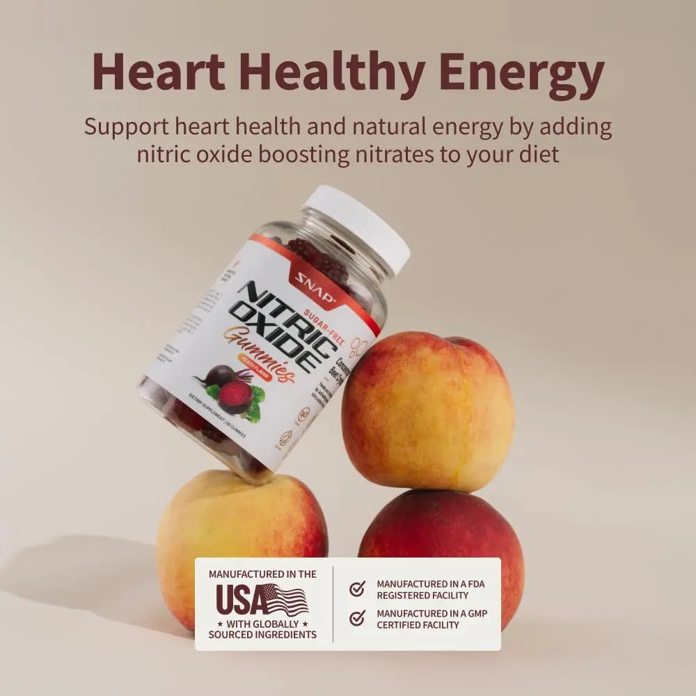 Snap Supplements Nitric Oxide Beet Root Gummies - Support Healthy Blood Circulation Snap Supplements Au supplements