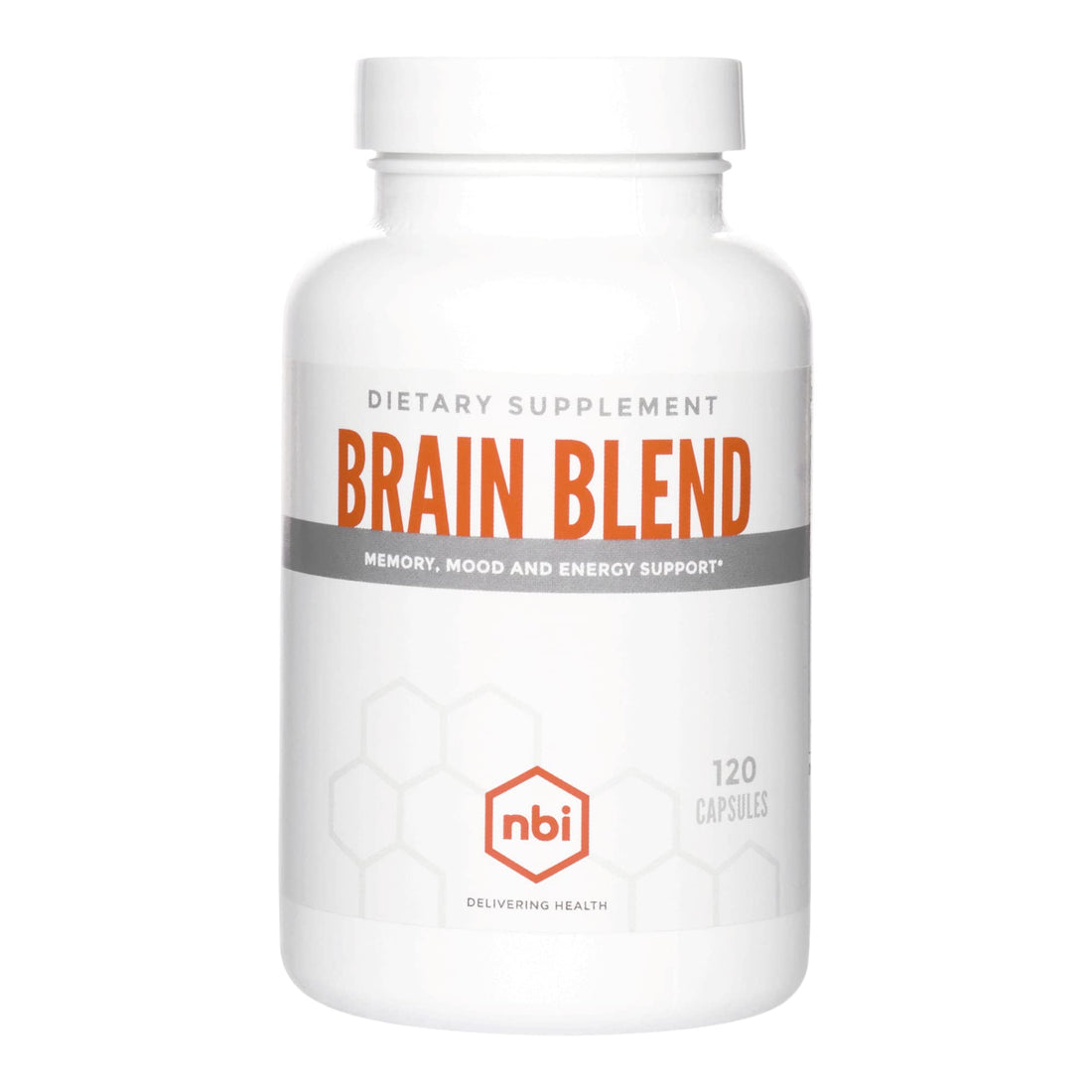 NBI Brain Blend for Memory, Focus, Concentration, Cognitive Function for Men & Women | Caffeine-Free with ALCAR, Alpha Lipoic Acid, Huperzine A, Turmeric | Nootropic | 120ct Capsules NBI Au supplements