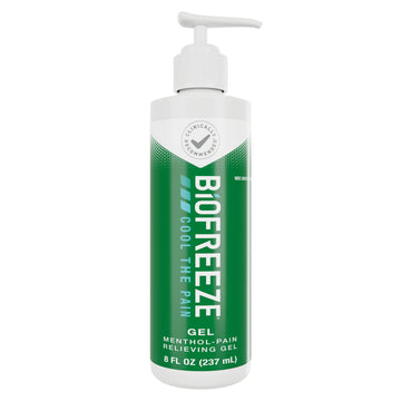 Biofreeze Pain Relief Gel, Arthritis Pain Reliver, Knee & Lower Back Pain Relief, Sore Muscle Relief, Neck Pain Relief, Pharmacist Recommended, 8 FL OZ Biofreeze Menthol Gel Biofreeze Au supplements
