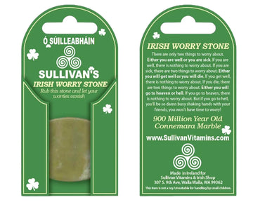 Ó SÚILLEABHÁIN SULLIVAN’S Connemara Marble Worry Stone 100% Irish MADE IN IRELAND Ó SÚILLEABHÁIN SULLIVAN’S Au supplements