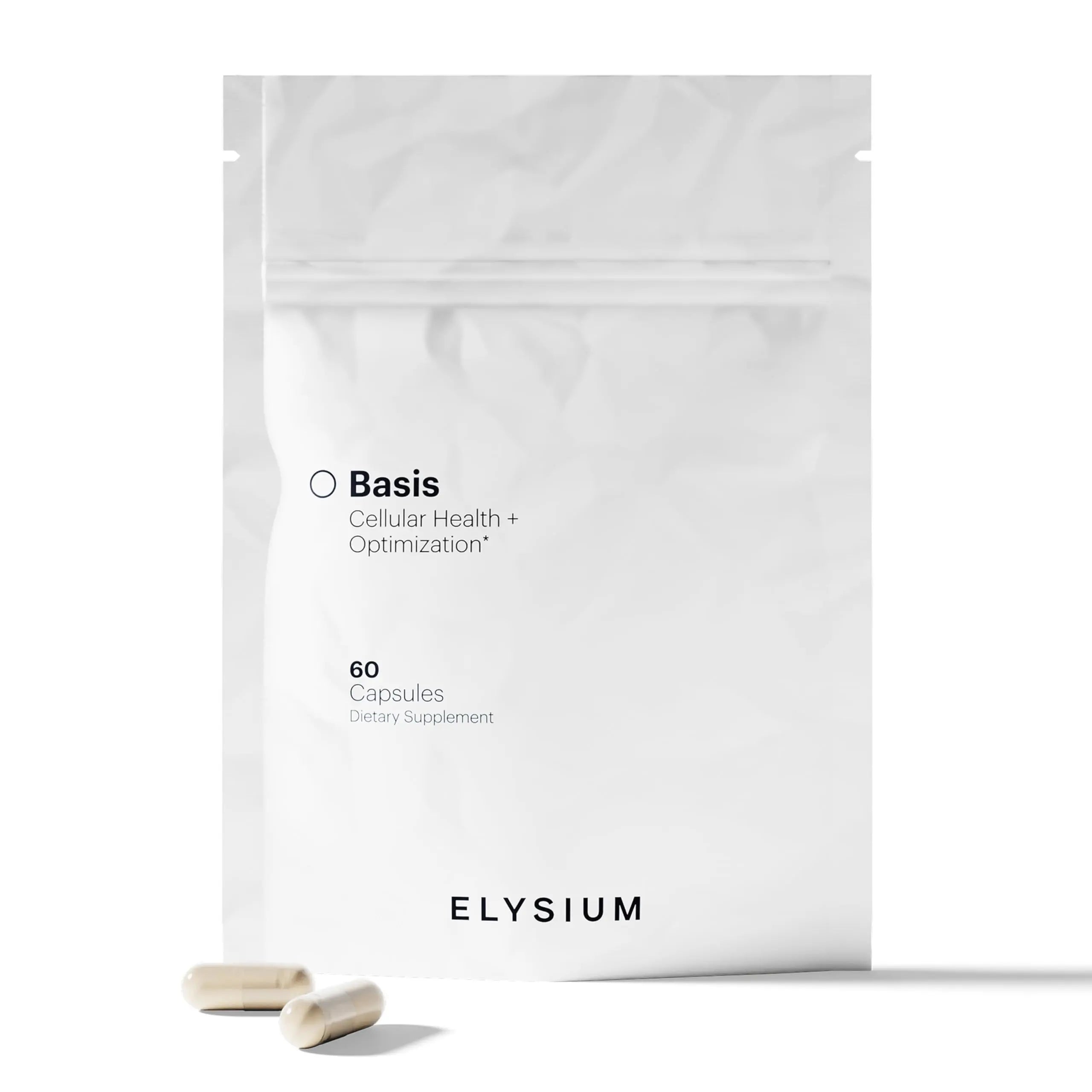 ELYSIUM Basis NAD Plus Supplement 30 Servings - with Nicotinamide Riboside 250mg and Pterostilbene 50mg - Healthy Aging Supplement & Cellular Energy ELYSIUM Au supplements