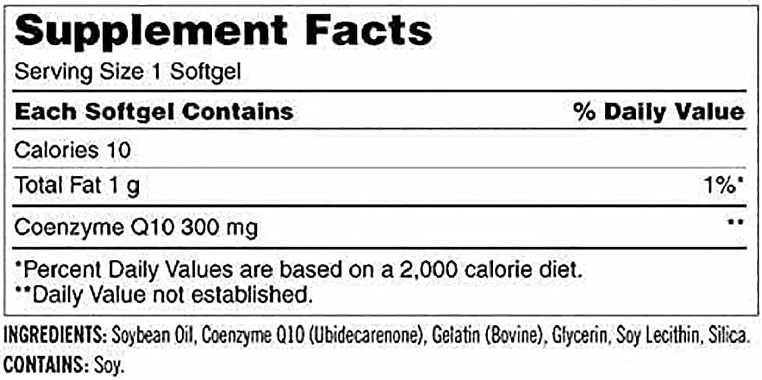 CARZIX CoQ10 300mg,100 Softgels-Helps Maintain Healthy Blood Pressure，Romotes CARZIX Au supplements
