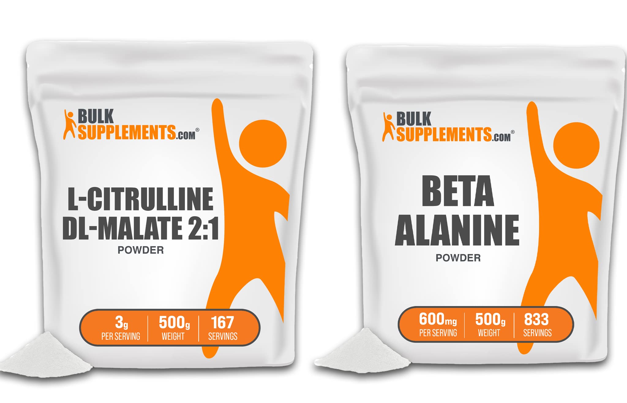 BULKSUPPLEMENTS.COM L-Citrulline DL-Malate 2:1 Powder 500g & Beta Alanine Powder BULKSUPPLEMENTS.COM Au supplements