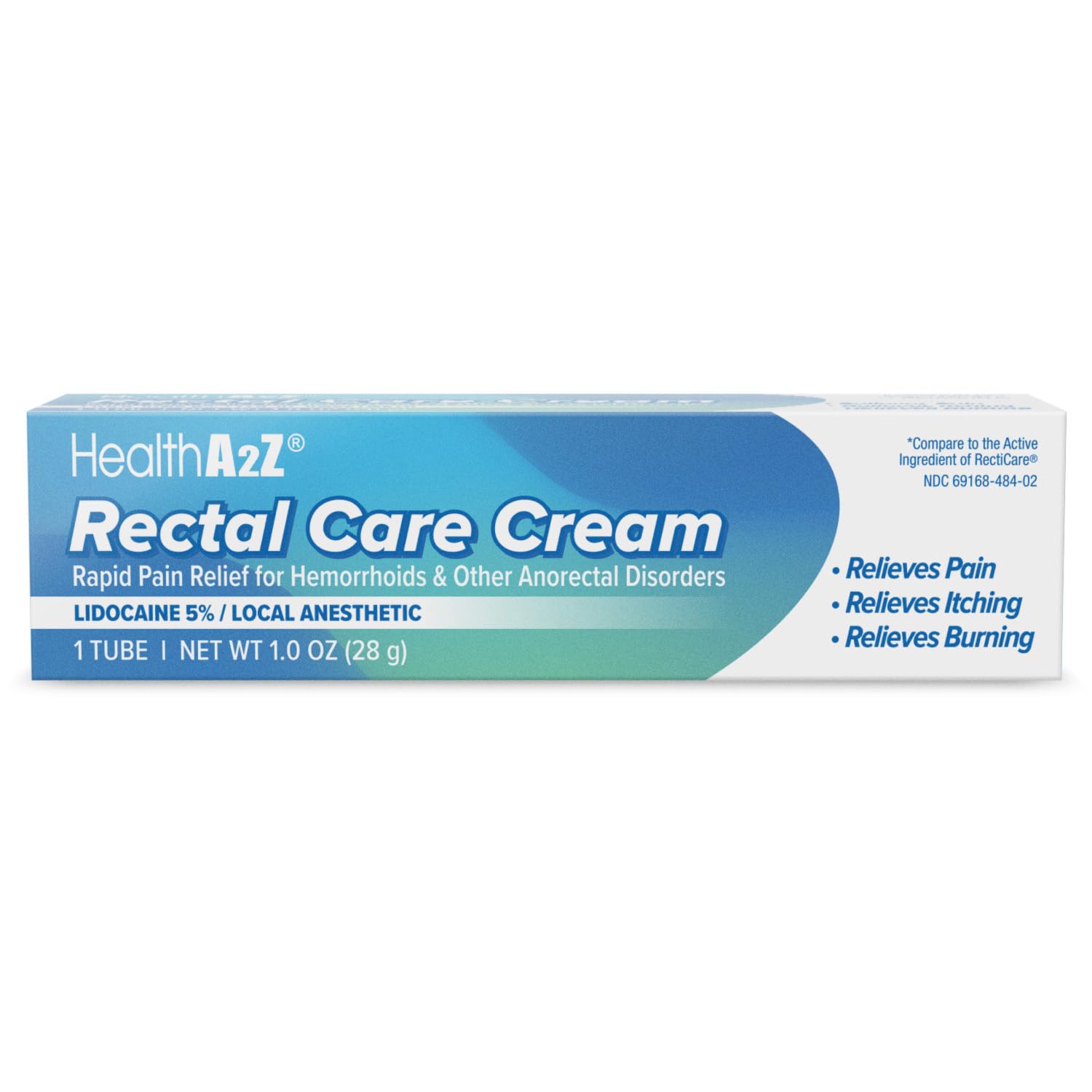 HealthA2Z® Rectal Care Cream | Lidocaine 5% / Local Anesthetic | 28g Tube | Topical Numbing Cream & Other Anorectal Disorders | Relieves Pain, Itching & Burning HealthA2Z Au supplements