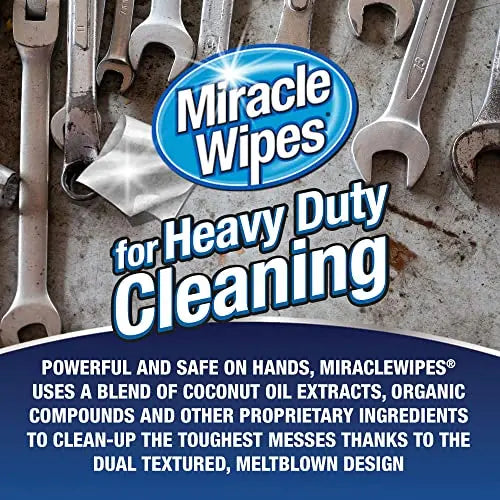 MiracleWipes for Heavy Duty Cleaning (90 Count) - All Purpose Cleaner, Kitchens MiracleWipes Au supplements