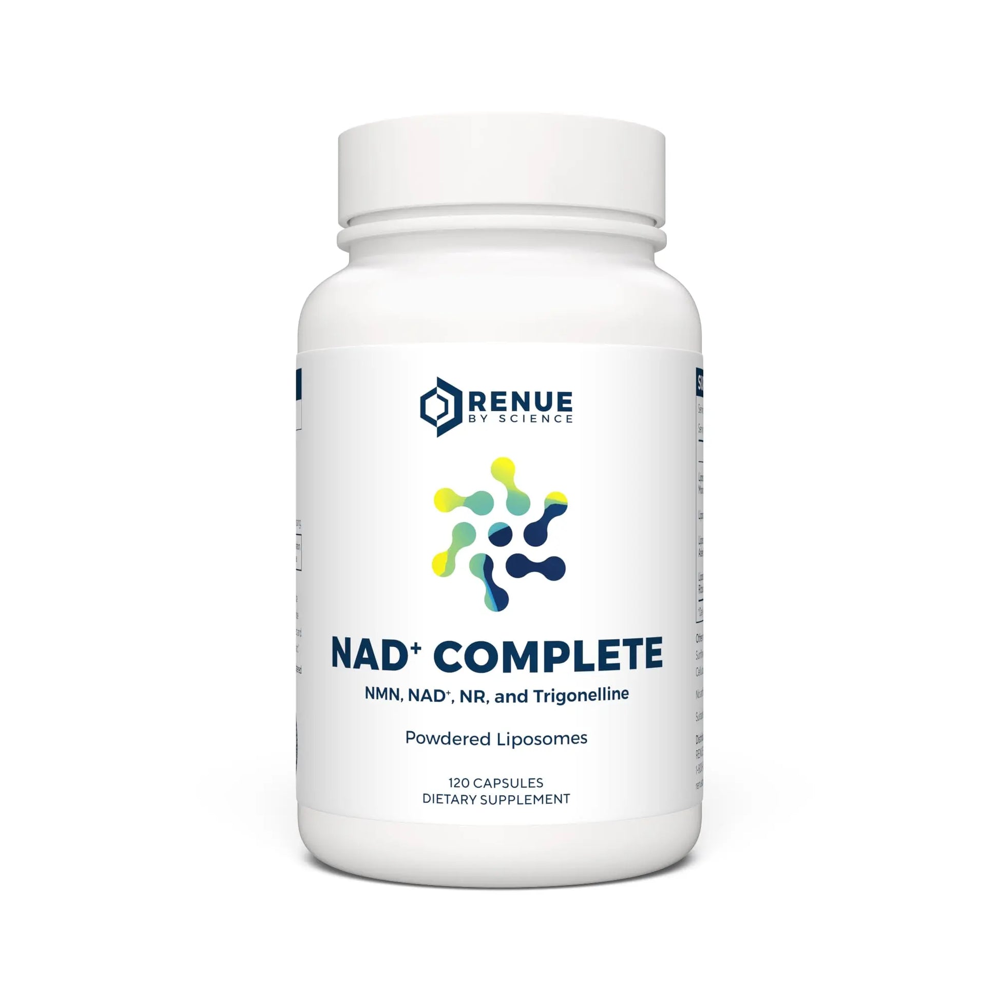 RENUE by SCIENCE NAD+ Complete | 120 Liposomal NAD Supplement Capsules with NMN, NR & Trigonelline - 210mg NMN & 160mg NAD per Serving | Bioavailable Formula for Increased Absorption | Made in the USA Renue By Science Au supplements