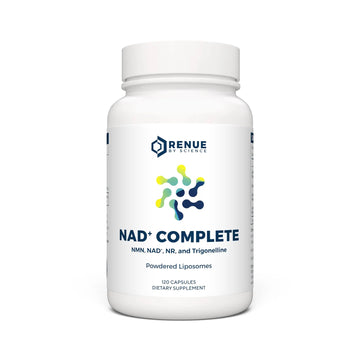 RENUE by SCIENCE NAD+ Complete | 120 Liposomal NAD Supplement Capsules with NMN, NR & Trigonelline - 210mg NMN & 160mg NAD per Serving | Bioavailable Formula for Increased Absorption | Made in the USA Renue By Science Au supplements