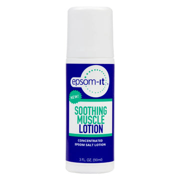 Epsom-It Soothing Muscle Lotion - Roll On Epsom Salt Lotion with Arnica for Muscle Stiffness, Leg, Knees and Feet Discomfort, Topical Magnesium Cream, 3oz EPSOM-IT Au supplements