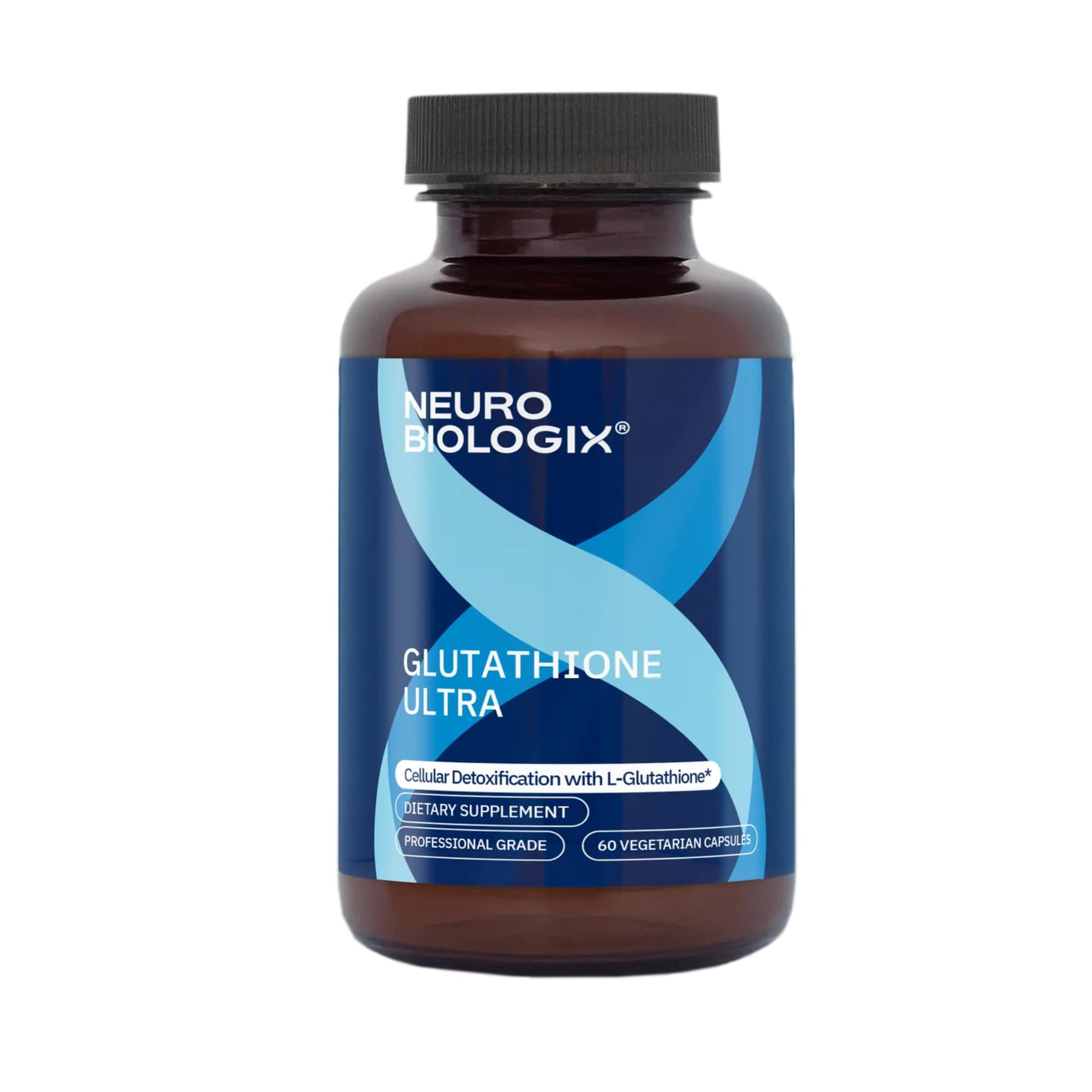Neurobiologix Glutathione Ultra, L-Glutathione Antioxidant Complex with Vitamin C, A, B2, B6, Zinc, Selenium, Manganese, Taurine & Quercetin for Cellular Health, Gluten Free, 60 Vegetarian Capsules Neurobiologix Au supplements