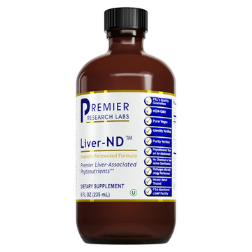Premier Research Labs Liver-ND - Liver Cleanse, Milk Thistle Extract, Milk Thistle Liquid Drops, Tincture Supplement Fermented with Probiotics, with Antioxidants, Turmeric, 8 Fl Oz Bottle Premier Research Labs Au supplements