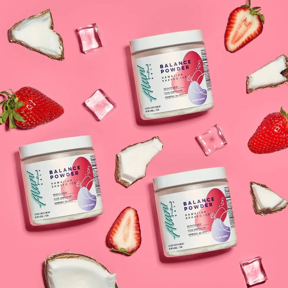 Alani Nu Balance Powder Hawaiian Shaved ICE | Supplement for Women | Hormonal Supp Alani Nu Au supplements