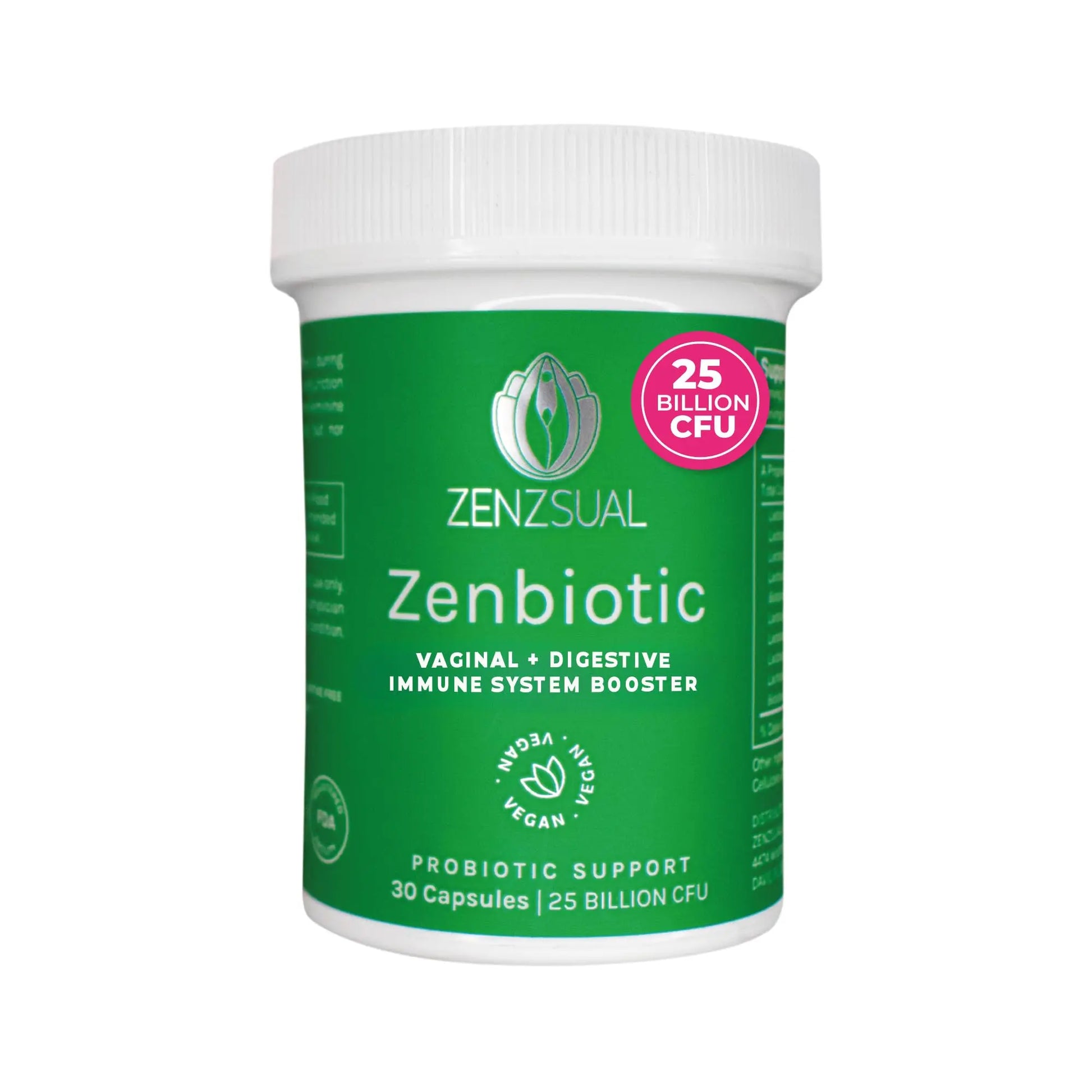 ZENZSUAL Zenbiotic Probiotics Support for Women – 25 Billion CFU, Vaginal Health & pH Balance Support, Odor & Yeast Control, Gut & Digestive Health, Urinary Comfort, Hormone Balance, 30 Vegan Capsules ZENZSUAL Au supplements