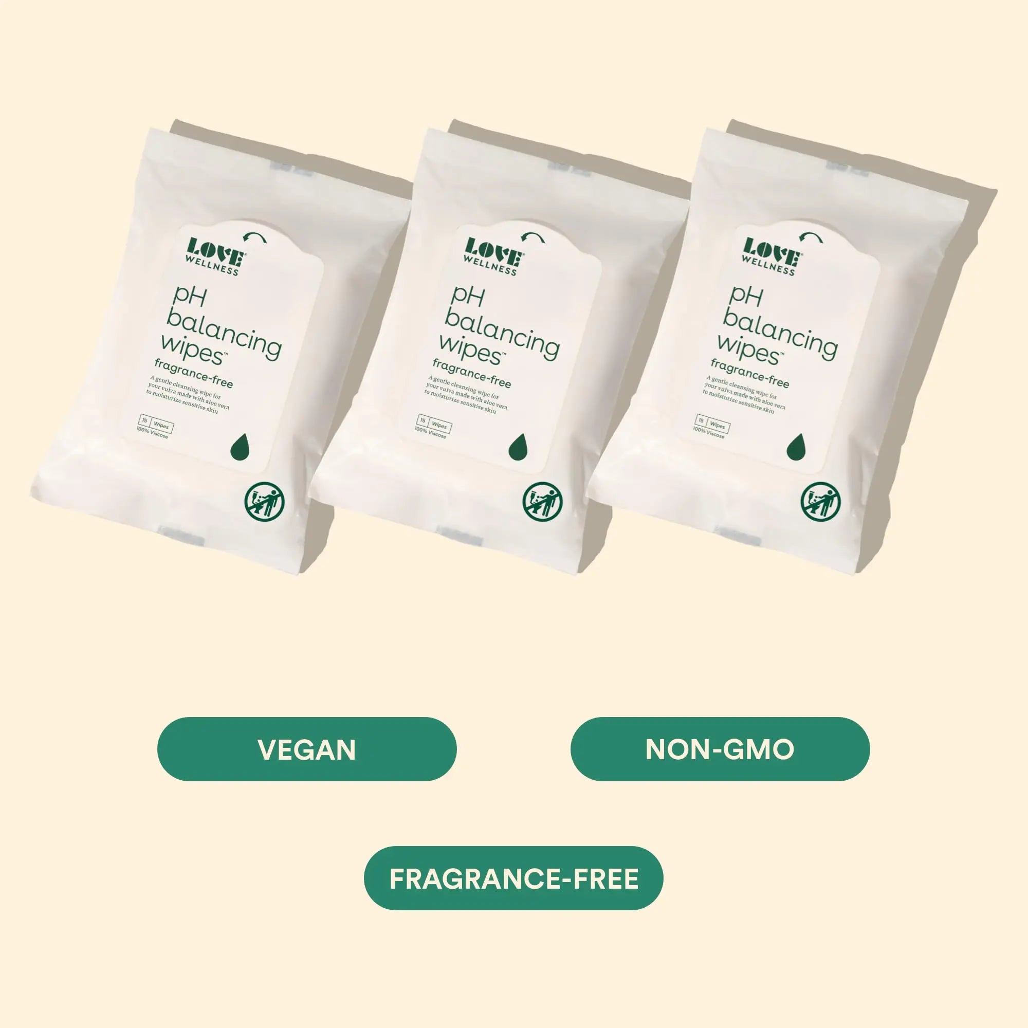 Love Wellness pH Balancing Wipes for Women | Feminine Hygiene for Cleansing with Aloe Vera Love Wellness Au supplements