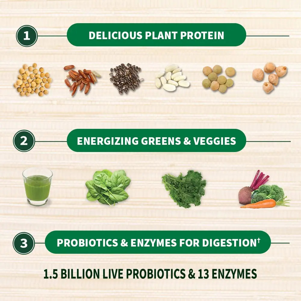Garden of Life Raw Organic Protein & Greens Lightly Sweet, Vegan Protein Powder Garden of Life Au supplements