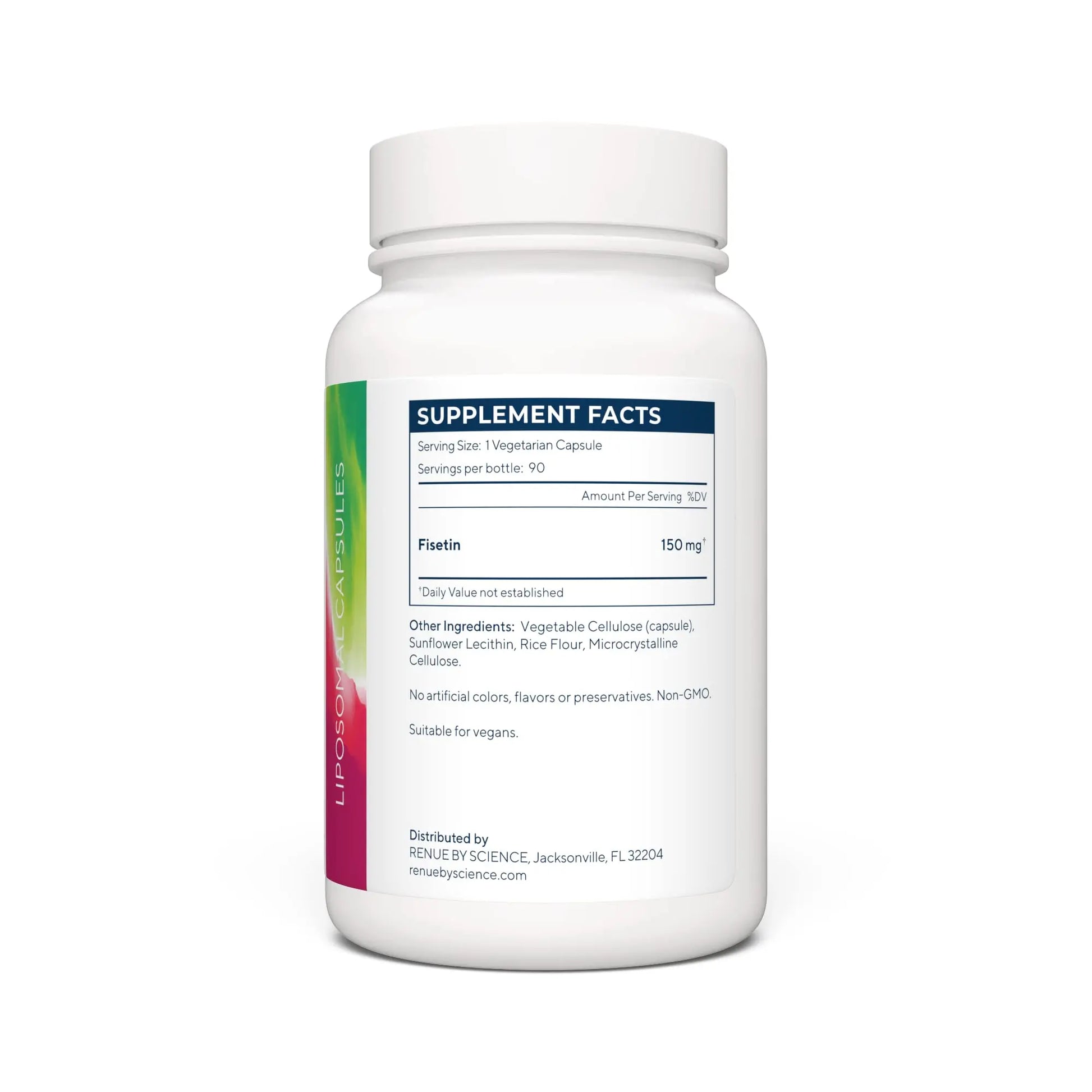 Renue By Science Fisetin | 90 Liposomal Fisetin Supplements - 150mg Fisetin per Serving | Senolytic Supplements | Bioavailable Formula for Increased Absorption | Non-GMO & Made in The USA Renue By Science Au supplements
