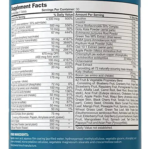 Dr. Tobias Adult Multivitamin for Women & Men, Energy & Immune Support from 42 Fruits Dr. Tobias Au supplements