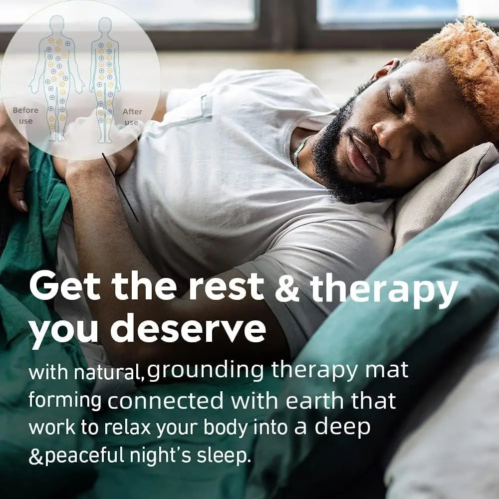 Grounding Mat for Sleeping, Grounding Sheet forBed, Earth Mat Connected for Pain Relief FOPPON Au supplements