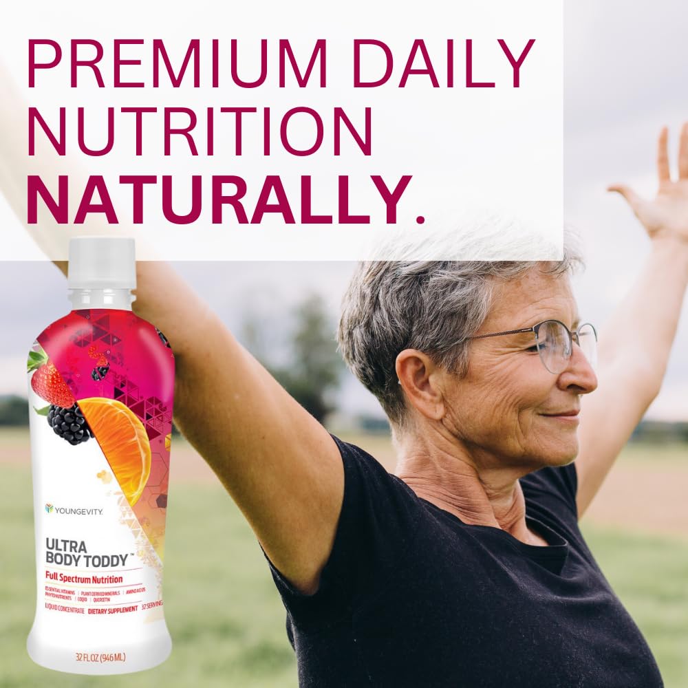 Youngevity Ultra Body Toddy - 100+ Nutrient Mega Multi-Vitamin Mineral Supplement for Men and Women - Enhanced Absorption - Phytonutrients - Amino Acids - (32 Fl Oz) Youngevity Au supplements