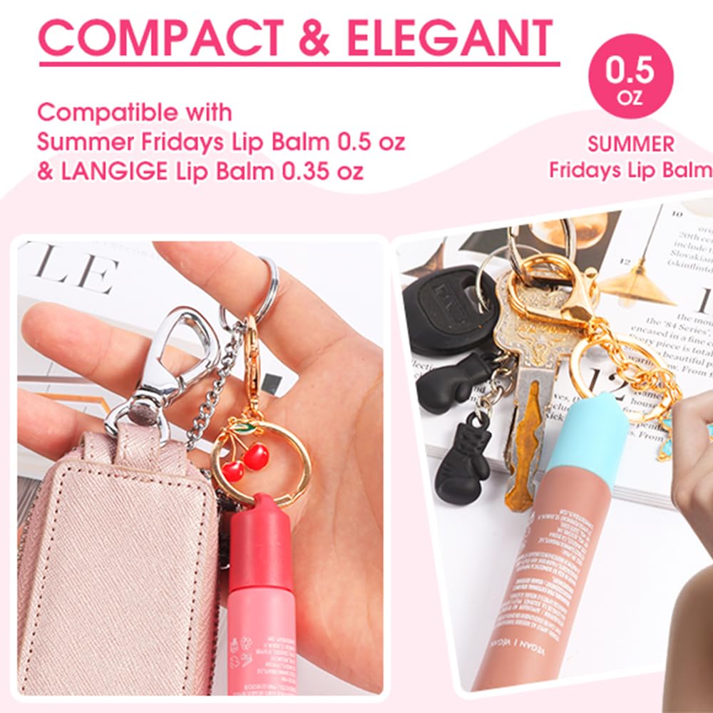 Limpskys keychain cap for Summer Fridays 0.5 Oz Lip Balm,lip gloss cap keychain（No Lip Balm） Limpskys Au supplements