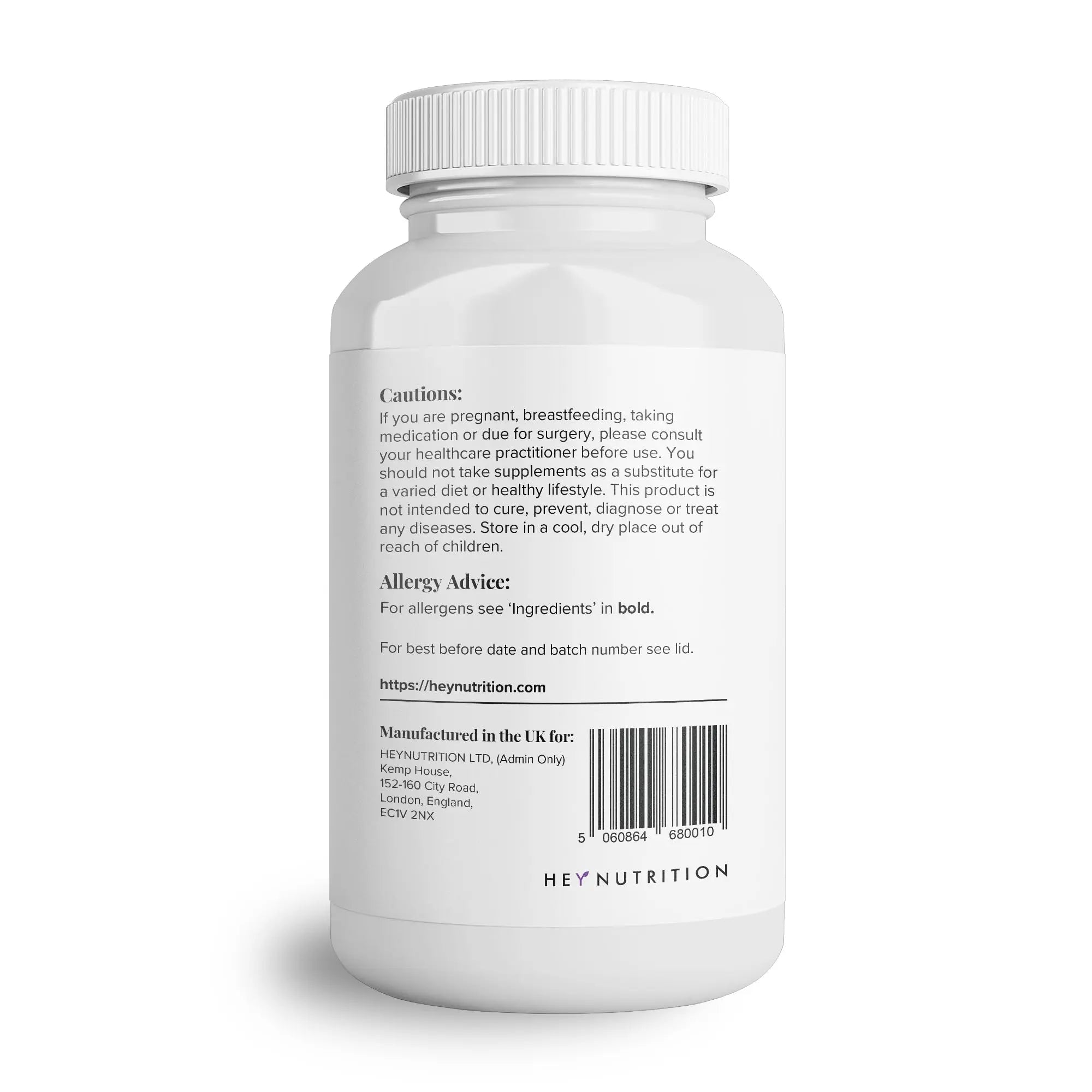 Hey Nutrition Collagen Complex Hyaluronic Acid & Sea Kelp Vitamin E, C, Biotin - Healthy Nails, Skin, Hair Joints Metabolism Hey Nutrition Au supplements