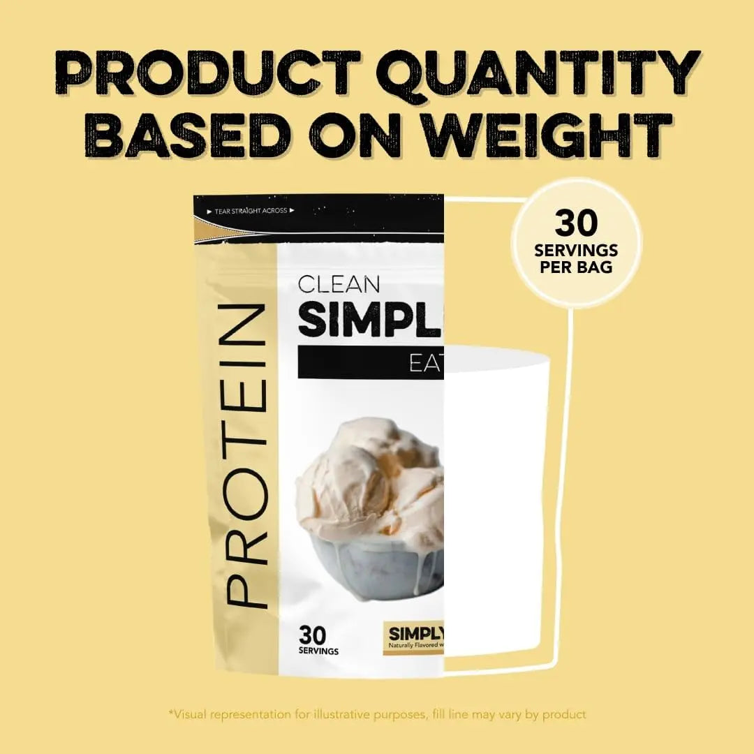 Clean Simple Eats Simply Vanilla Whey Protein Powder, Natural Sweetened and Cold-Proce Clean Simple Eats Au supplements