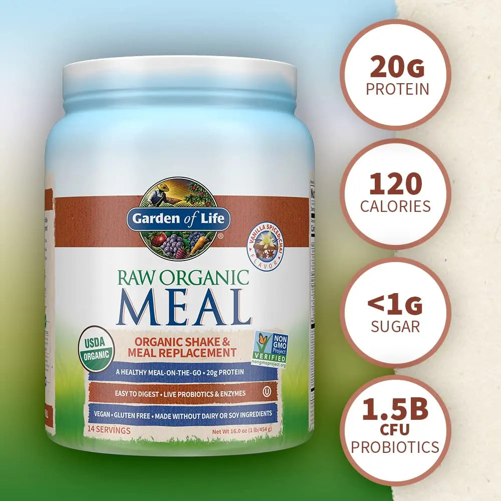 Garden of Life Meal Replacement Vanilla Chai Powder, 14 Servings Garden of Life Au supplements