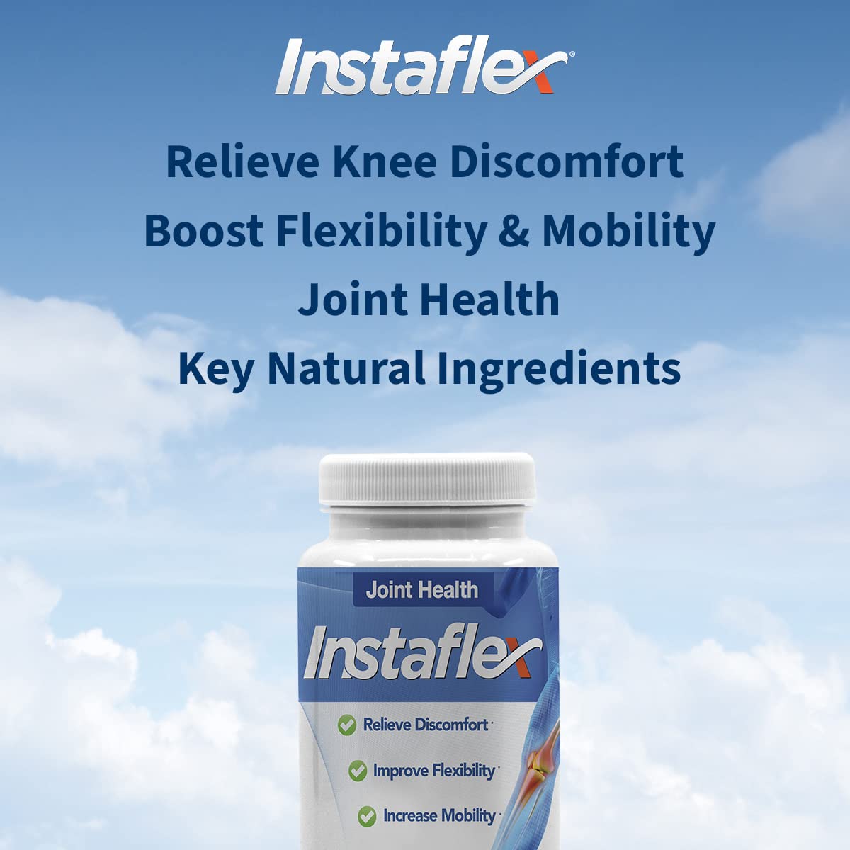 Instaflex Joint Support Supplement for Men and Women - Glucosamine, MSM, White Willow, Turmeric, Ginger, Cayenne, Hyaluronic Acid - 180 Capsules Instaflex Au supplements