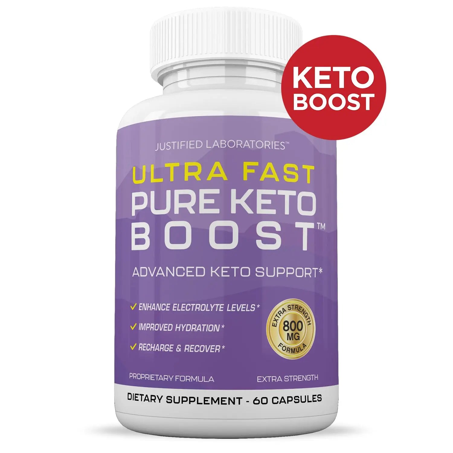 (5 Pack) Ultra Fast Pure Keto Boost Pills 1275MG New & Improved Formula Contains Apple Justified Laboratories Au supplements