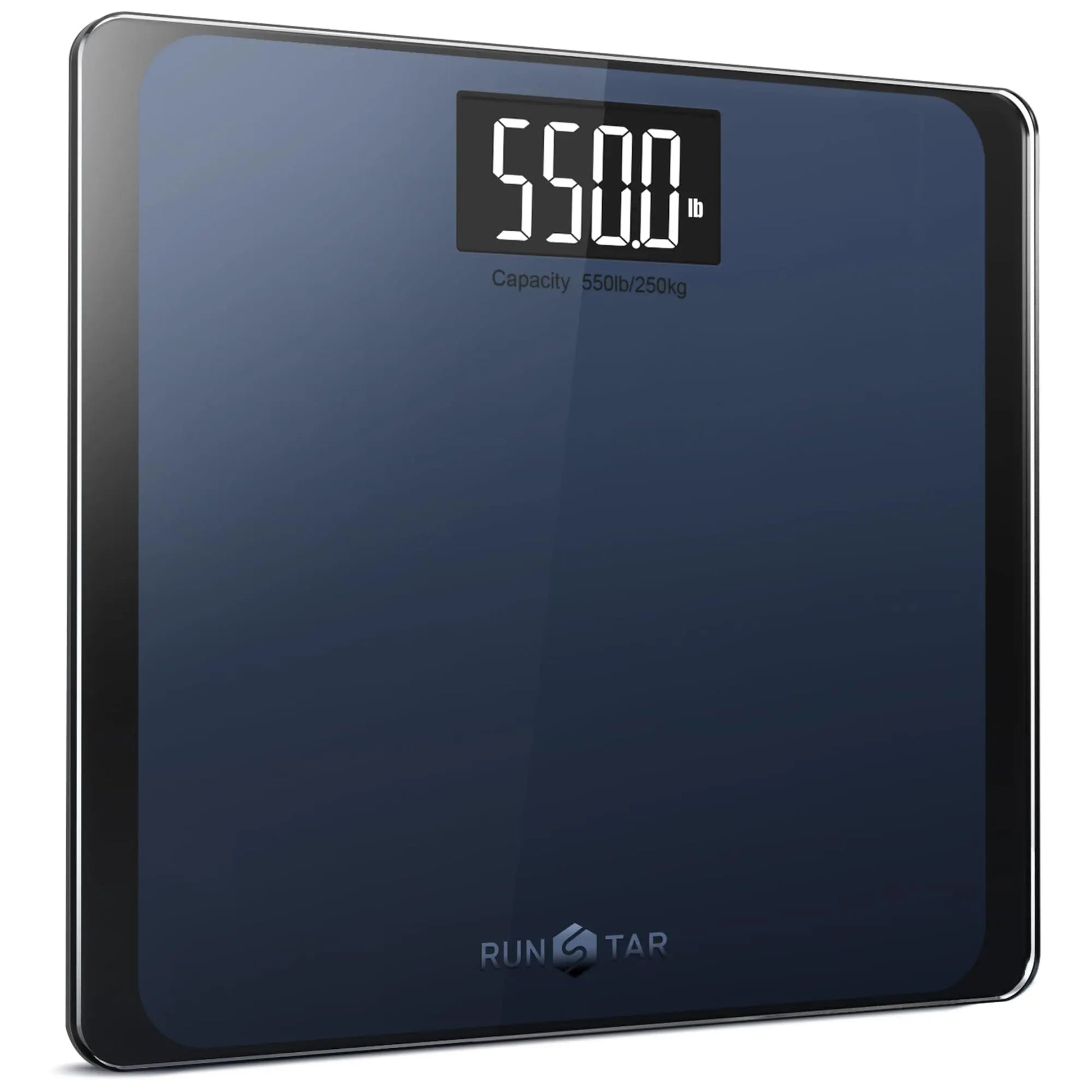 RunSTAR 550lb Bathroom Digital Scale for Body Weight with Ultra-Wide Platform and Large runstar Au supplements
