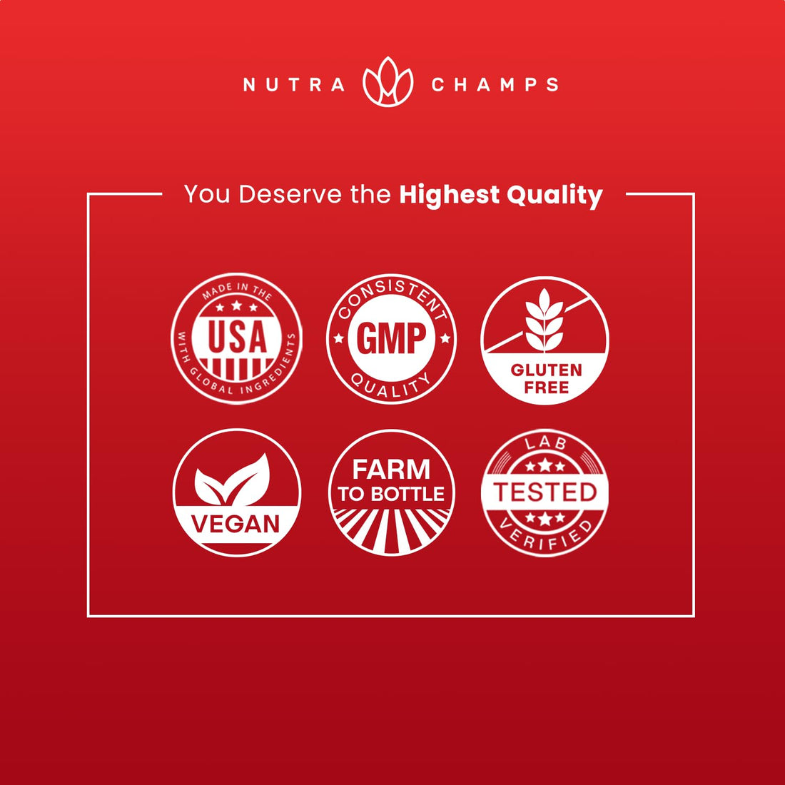 NutraChamps Korean Red Panax Ginseng Capsules | Extra Strength Ginsenosides for Energy, Focus, Performance, Vitality & Immune Support